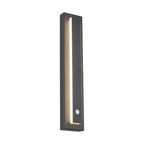 Kasso Modern Square Metal Outdoor Wall Lamp, Dark/Gray Bronze