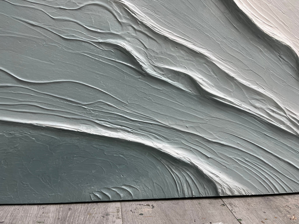 Cloudy Plaster Art Texture Painting