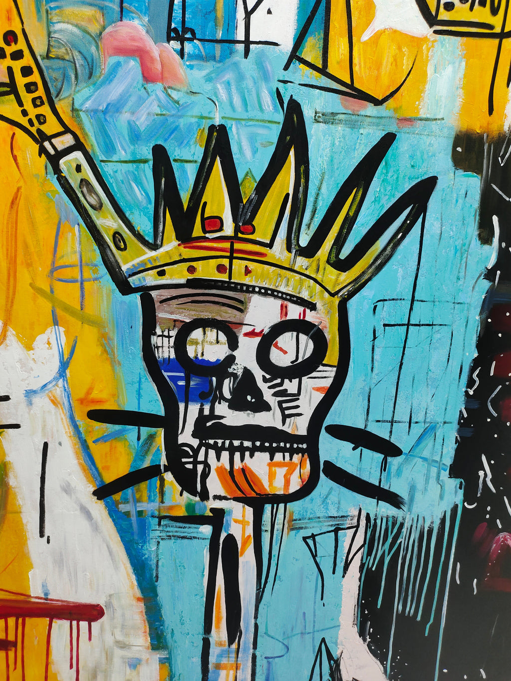 Skull Abstract Graffiti Art