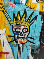 Skull Abstract Graffiti Art