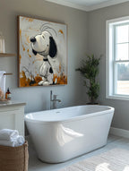 Snoopy Abstract Graffiti Art