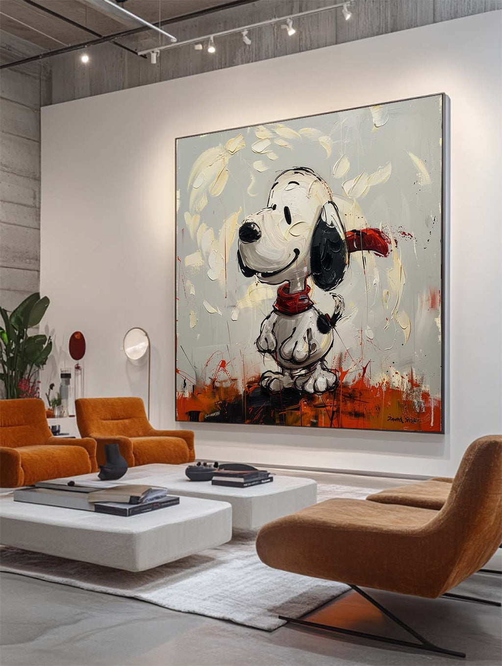 Wall Art Abstract Graffiti Cartoon Romantic