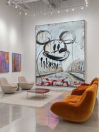 Urban Graffiti Mickey Mouse Abstract Painting