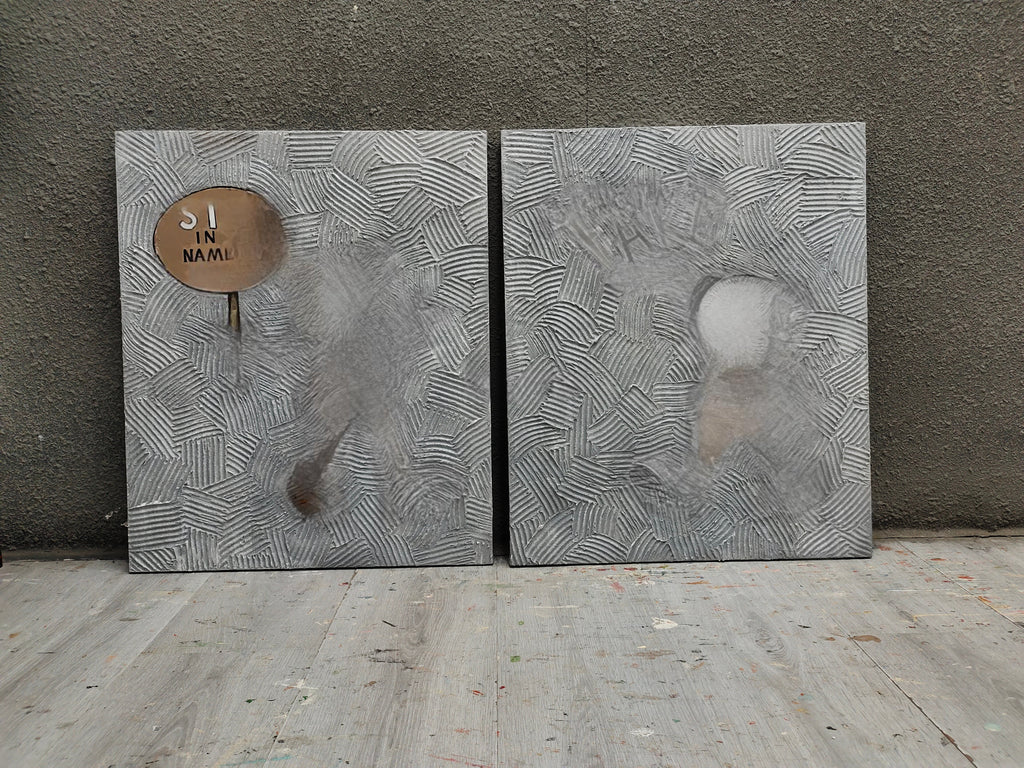 Kaws Companion 2-Piece Pop Art Painting Set