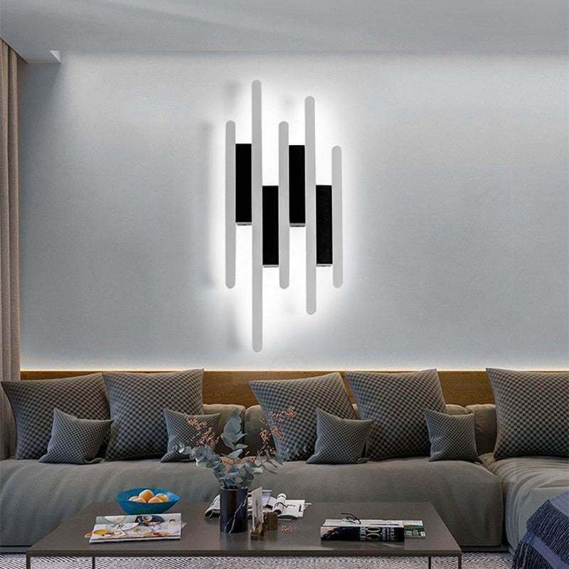 Arisha Industrial Black & White Wall Lamp, 2 Styles
