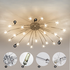 Arisha Art Deco Starry  Flush Mount Ceiling Light