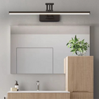Volo Modern Linear Mirror Front Vanity Metal LED Wall Lamp