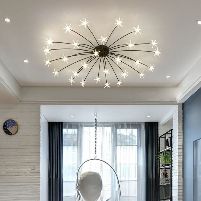 Arisha Art Deco Starry  Flush Mount Ceiling Light