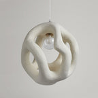 Avi Modern Metal/Resin White/Black Pendant Light