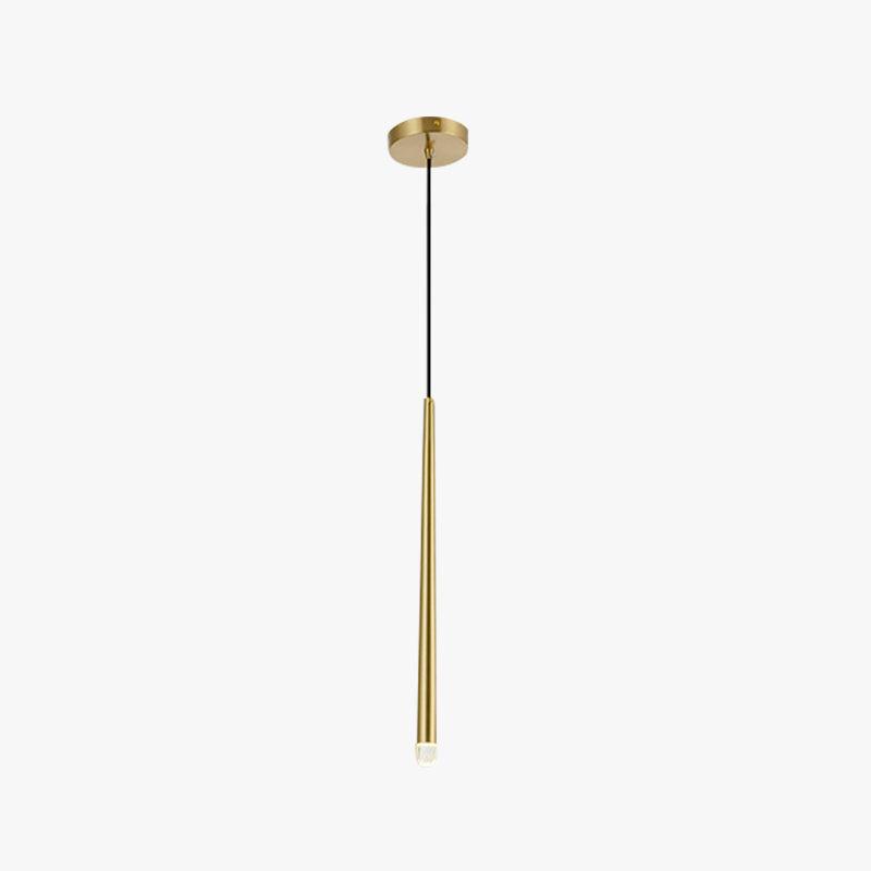Arisha  Pendant Light Linear Modern, Gold, Living Rooms