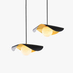 Arisha Modern Nordic Minimalist Metal/Marble Pendant Light, Black