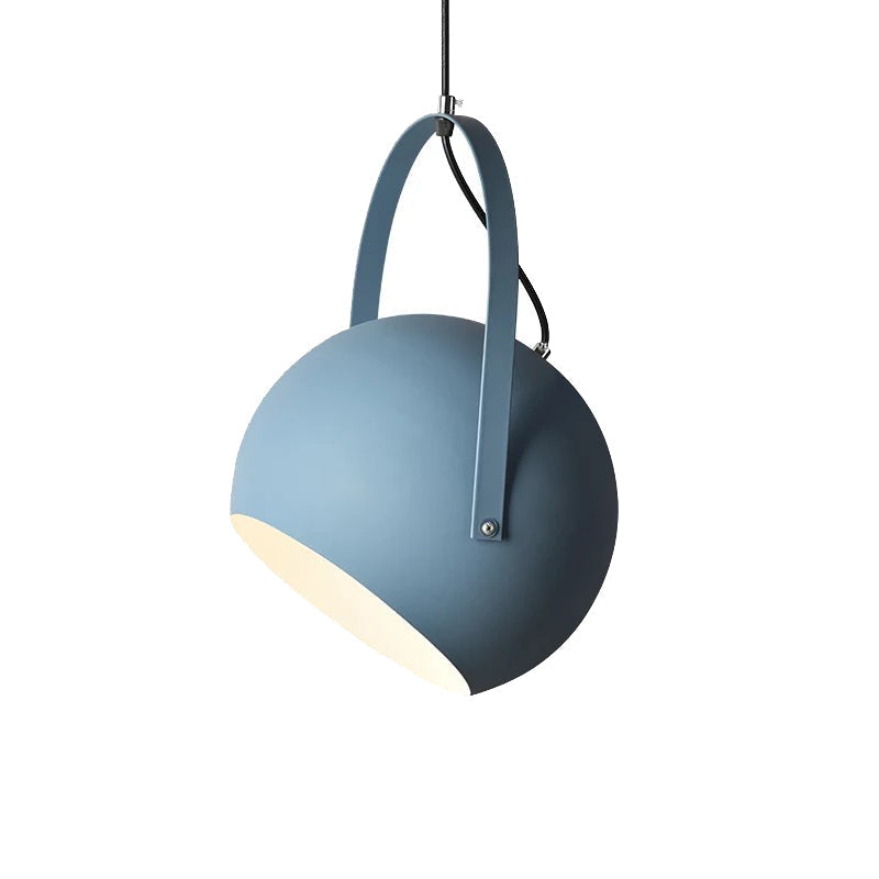 Aira Colorful Art Deco Pendant Light, Spherical,  Bedroom