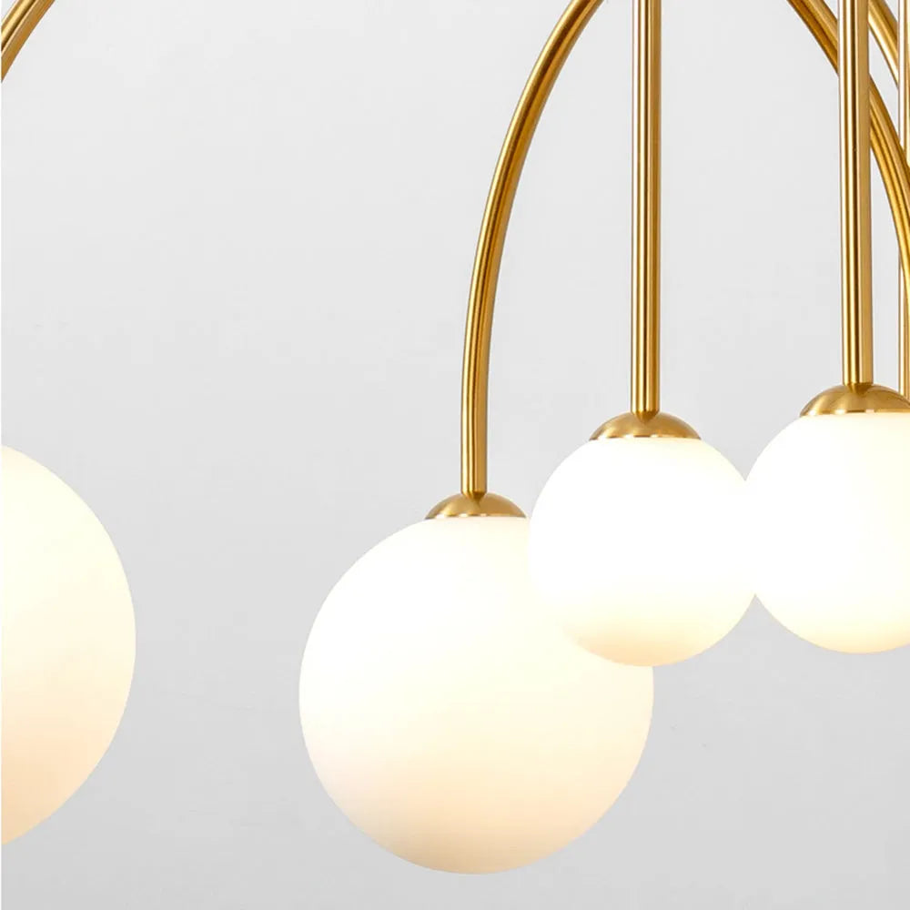 Monica Pendant Light Double Layer Glass Bubble