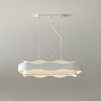 Arisha Art Deco Flower Shape Pendant Light, White