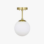 Lore Semi-Flush Mount Ceiling Light Glass