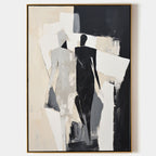 Abstract Walking Couple Painting