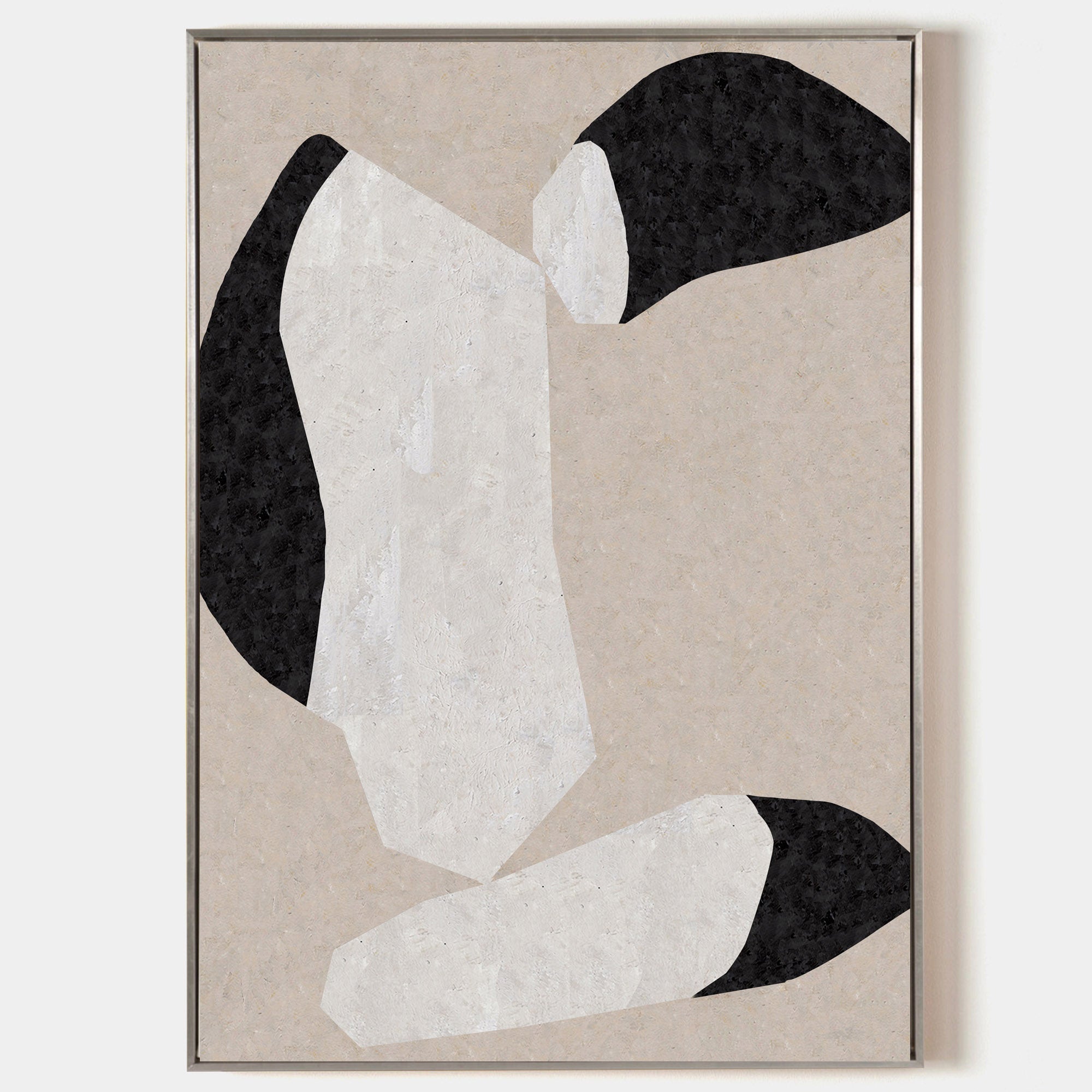 Organic Pebble Abstract Painting