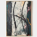 Wall Art Abstract Expressionism Energetic Modern