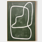 Organic Minimalist Line Abstract Painting