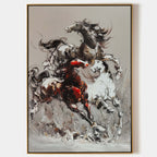 Dynamic Galloping Horses Oil Painting