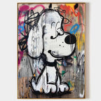 Pop Art Graffiti Style Snoopy Painting