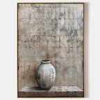 Wabi-Sabi Still Life Impasto Painting