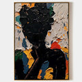 Maya Colorful Figure Wall Art