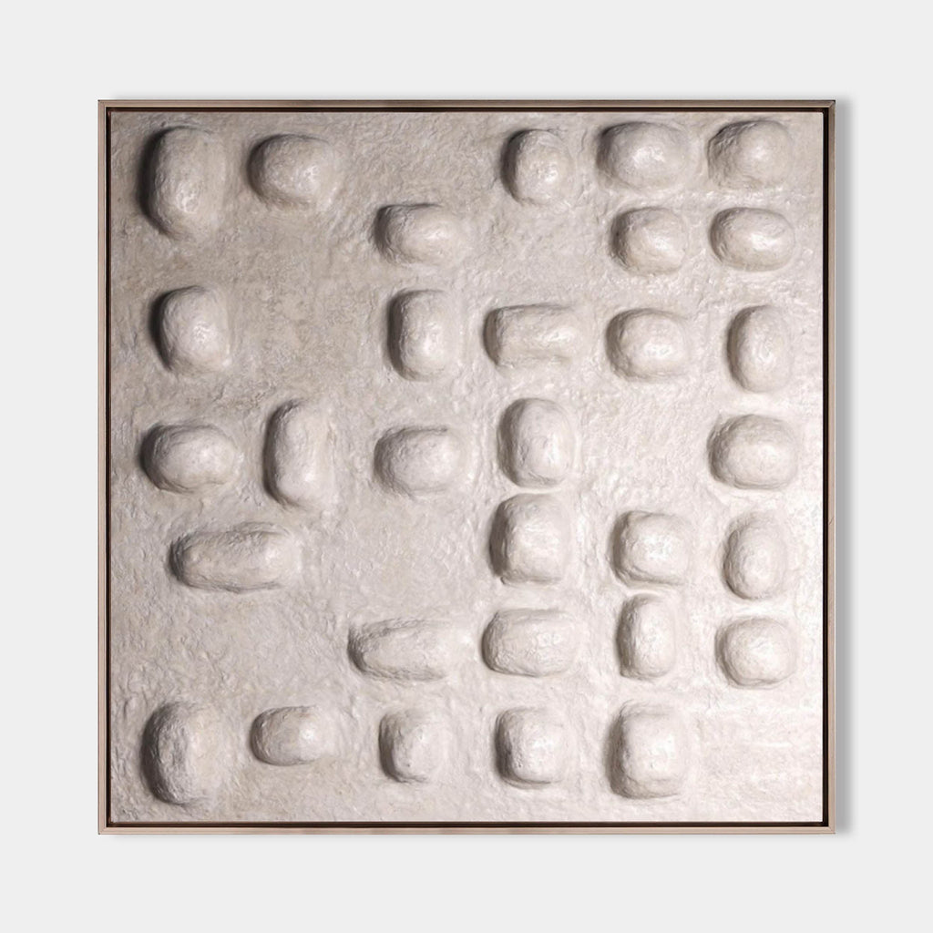 Wabi Sabi 3D Granular Texture Wall Art Minimalist Decor