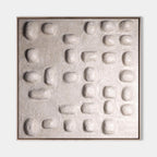 Wabi Sabi 3D Granular Texture Wall Art Minimalist Decor
