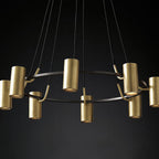 Arisha Modern Spotlight Metal Pendant Light, Gold