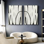 Wall Art Abstract Minimalist Modern Geometric