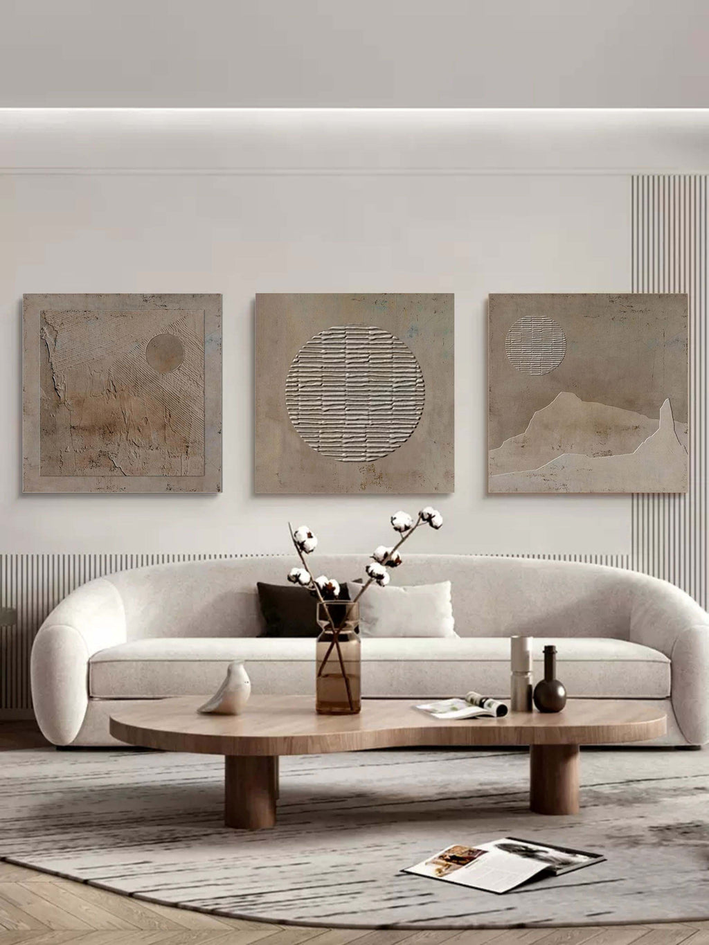 Wall Art Abstract Contemporary Serene
