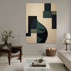 Cubist Minimalist Abstract Face Painting