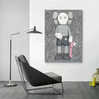KAWS Companion Figure Pop Art Painting