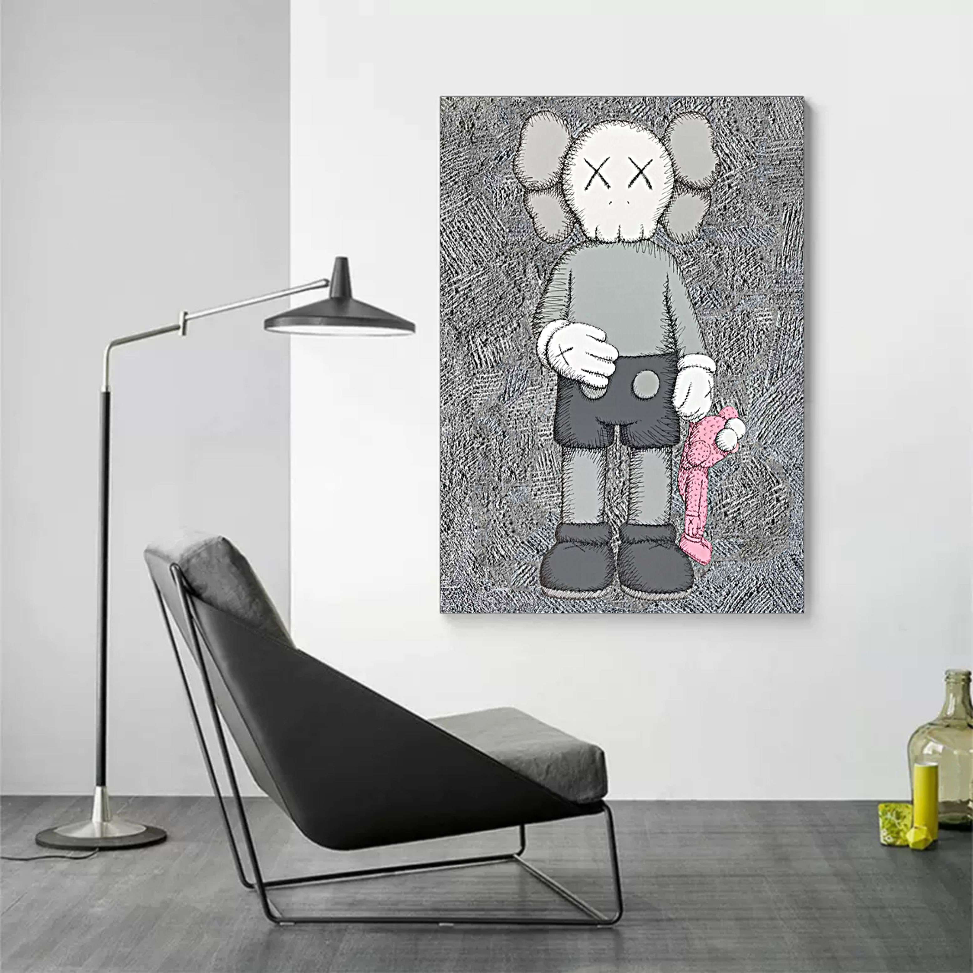 KAWS Companion Figure Pop Art Painting