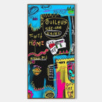 Graffiti Style Urban Abstract Painting