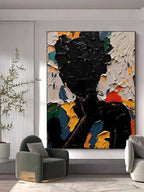 Maya Colorful Figure Wall Art
