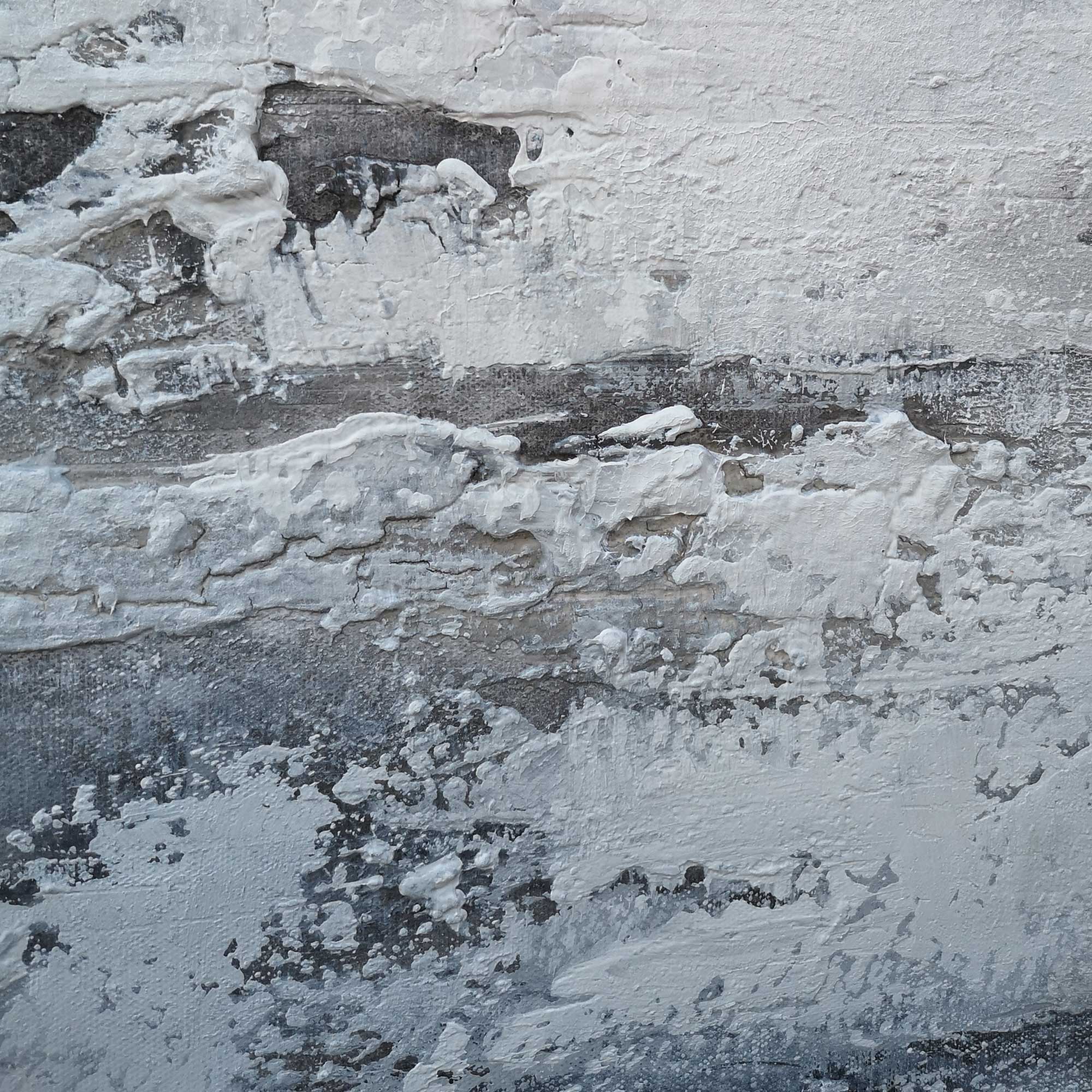 Wabi-Sabi Textured Abstract Oil Painting
