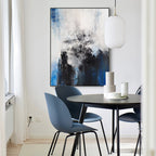 Dramatic Abstract Oil Painting Hand Painted