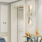 Phira Luxury Double-head Golden Scabbard Wall Lamp