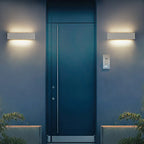 Fyra LED Outdoor Wall Lamp, Black & White