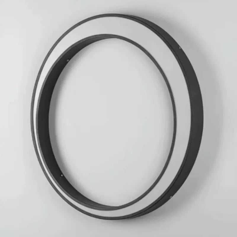 Ray Art Deco Ring Metal Lunar Glow Outdoor Wall Light