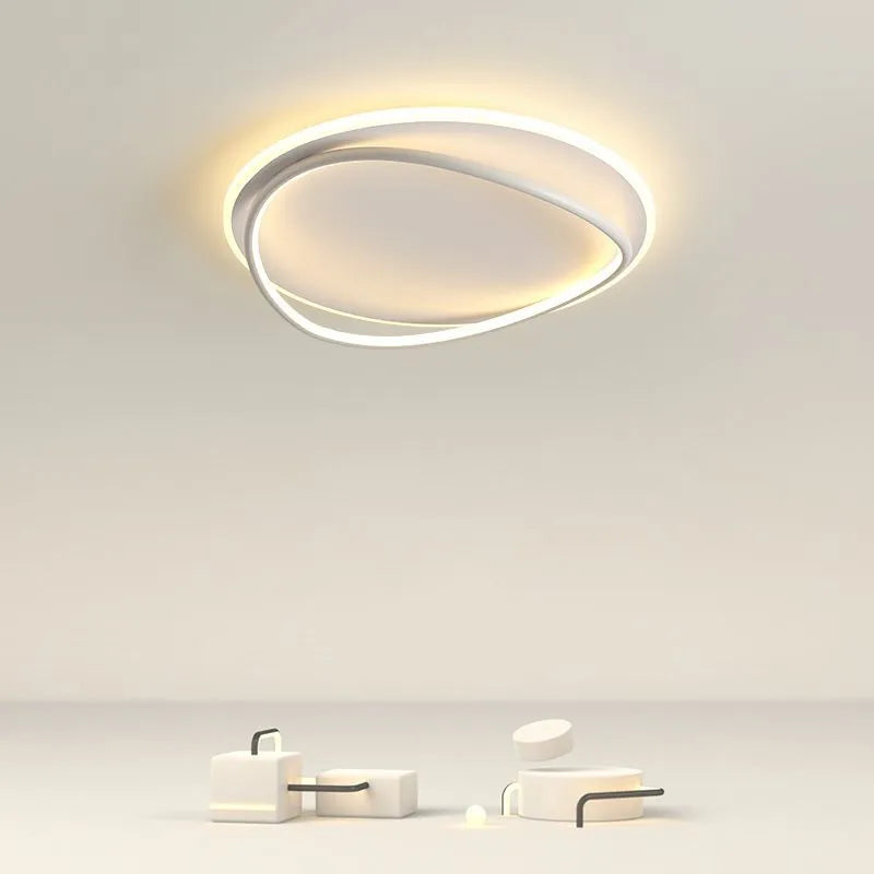 Arisha Minimalist Ring Modernom Flush Mount Ceiling Light
