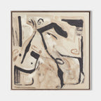 Gestural Earthy Abstract Painting