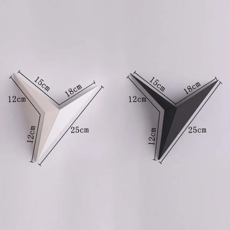 Calno Metal Modern LED Wall lamps for Bedroom, Triangle