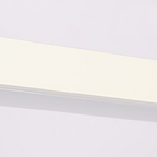 Arisha Minimalist Linear Mirror Front Wall Lamp, White