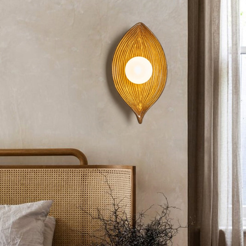 Aria Modern LED Wall Lamp Black/White/Wood Living Room