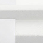 Arisha Modern Square Metal/ Wall Lamp, White, Bathroom