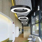 Arisha Minimalist Ring  Pendant Light, Bedroom