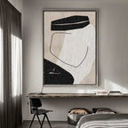Abstract Emirati Kandura Portrait Painting